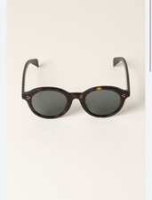 Celine CL4034FN-5052N-F Round Tortoise Shell Sunglasses Gray Lens Unisex Used