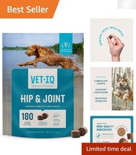 180 Soft Chews Joint Supplement with Glucosamine  MSM for Dogs, Chicken Flavor