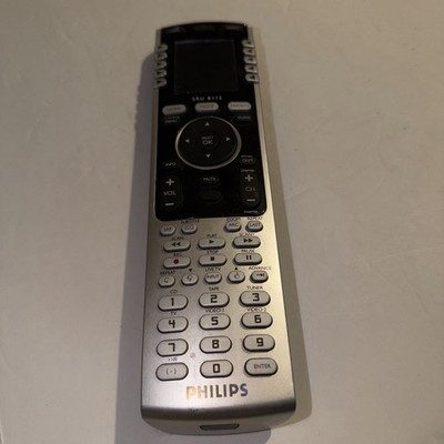 Philips SRU-8112 Universal Remote Control Programable Features w/ Screen
