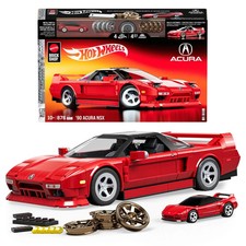 Mattel Brick Shop Hot Wheels Elite Series 1990 Acura NSX Building Set Model Kit