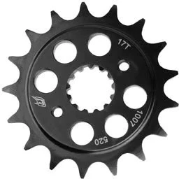 Piñón delantero de acero para carreras impulsado - 14T motocicleta bicicleta de calle moto de cross Foto 2 de 4