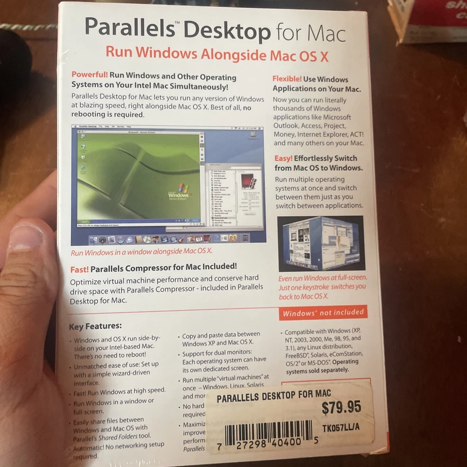 Parallels Desktop for Mac: Run Windows on Your Mac OS X, BRAND NEW SEALED - Image 2 of 4