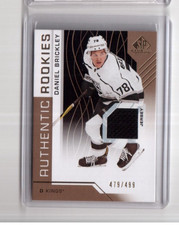 2018-19 SP Game Used Authentic Rookies Jersey Daniel Brickley LA Kings 479/499