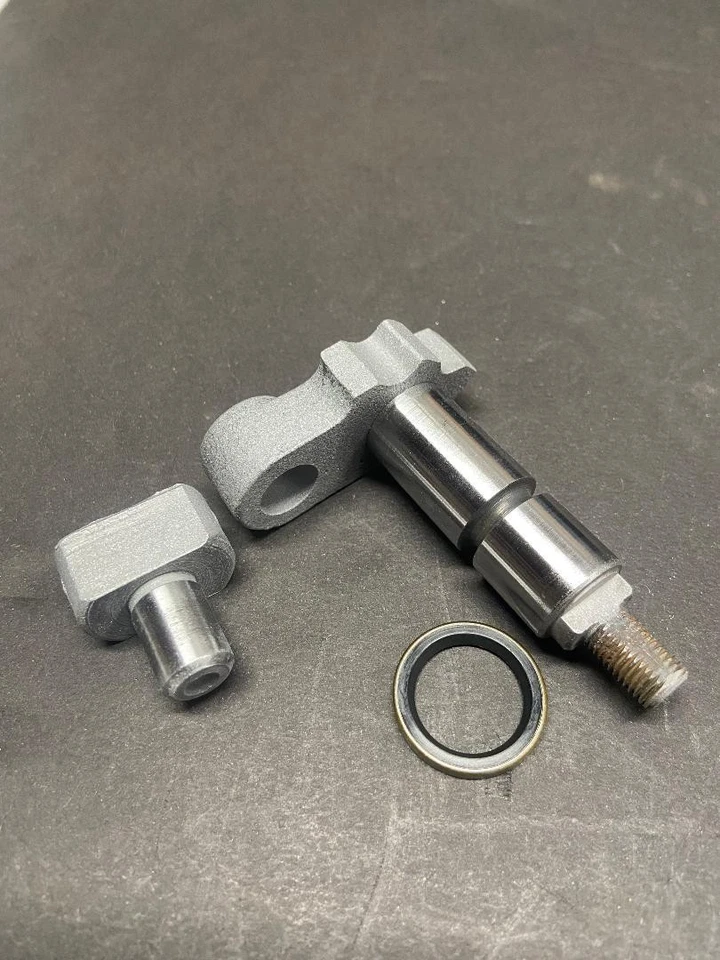 Muncie 4 Speed Reverse Shift Shaft Detent Lever 3/8 stud Fork & Seal M20 M21 M22 - Image 3 of 3