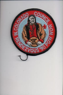 1990 West Colorado Council Rendezvous Pow Wow patch