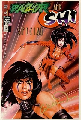 Razor and Shi Special #1 - First App Kabuki - Signed by Tucci London Nights +COA