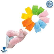 Baby Anti-Slip Kneepads 5 Pairs - Soft Cotton, Unisex, for Crawling  Learning