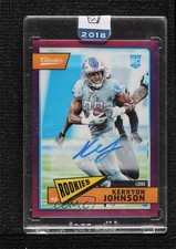 2018 Panini Honors Significant Signatures Purple 2/9 Kerryon Johnson Auto 1d3a