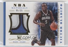2013 National Treasures NBA Rookie Materials Prime 5/25 Victor Oladipo #16 2ct