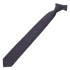 USED Tie Hermes necktie silk allover necktie used BS99 Japan