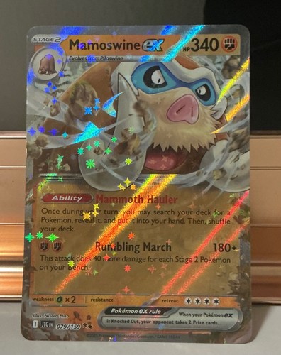 Mamoswine ex 079/159 Journey Together Pokemon Holo Near Mint