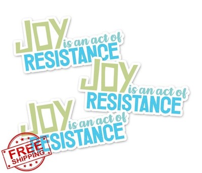 Meandering Annie 3'' Joy Resistance Vinyl Sticker 3 Pack