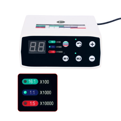 Motore elettrico led dentale con alimentazione acqua adatto 16:1/1:5/1:1 manipolo tipo ISO-E  - Foto 26 di 43