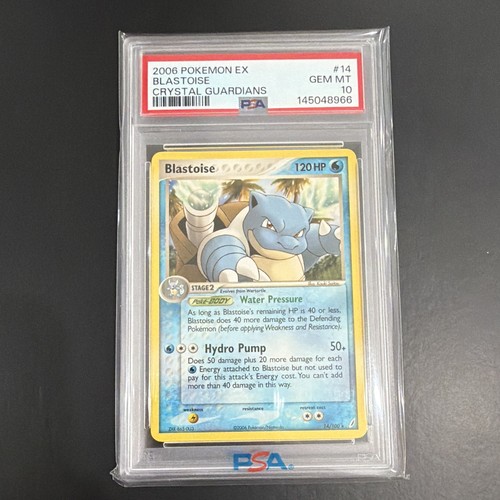 Blastoise graded PSA 10 for sale on eBay