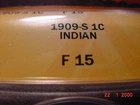 1909S Indian Cent ANACS F15