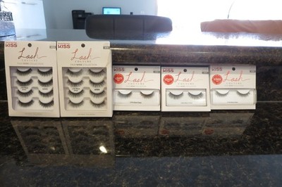 KISS Lash Couture Faux Mink Lashes, Little Black Dress LOT of 11 Pairs
