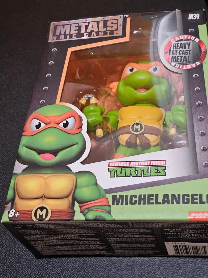 Teenage Mutant Ninja Turtles - Heavy Die-Cast Metal Set Lot M36 M37 M38 M39 - Image 2 of 4