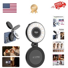 Magnetic Selfie Light with Adjustable Brightness - Ideal for TikTok Zoom Calls