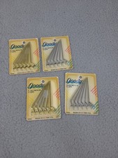 4x Goody 6 Ct Aluminum Rustproof Silver Hair Clips Vintage 80s