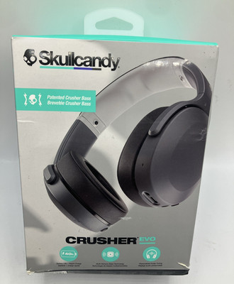 Skullcandy Crusher Evo Wireless Over The Ear Headphones -  Gray - Open Box