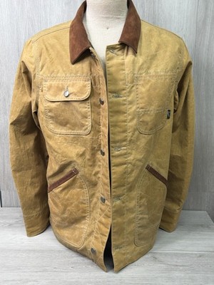 Danner Shipyard Waxed Canvas Jacket 9200001 Tan/Bison Size L (A1D029933)