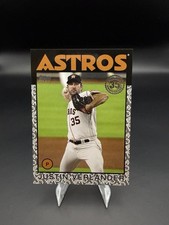 2021 Topps 1986 Baseball 35th Platinum Anniversary 63/70 Justin Verlander
