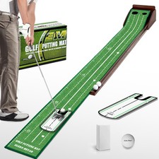 Portable Golf Putting Mat-Putting Green Golf Training Aid