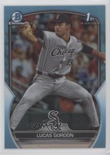 2023 Bowman Draft Chrome Sky Blue Refractor Lucas Gordon #BDC-126 5aj