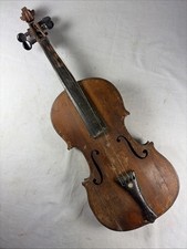 Very Early Handmade VIOLIN with 1-Piece Curly Maple Back