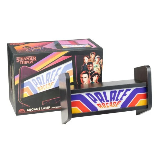 Étagère lumineuse Stranger Things Palace Arcade Erik meuble LED noir