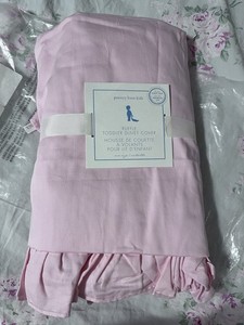 Pottery Barn Kids Ruffle Toddler Duvet Cover Pink New In Package 100% Cotton