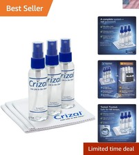 Enhanced Cleaning Kit for AR-Coated Lenses   3 Microfiber Cloths  Solutions