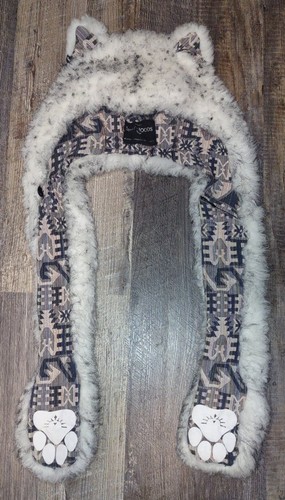 Spirit Hoods Husky Faux Fur Hat Scarf One Size