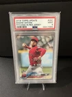 Shohei Ohtani RC 2018 Topps Update Pitching in Red Jersey PSA 9 LA Angels