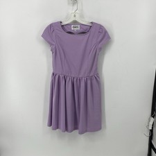 Sabo Skirt size XS pleated bottom Purple Dress Short Sleeve
