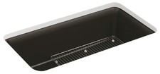 KOHLER K-8206-CM1 Cairn 33-1/2" Undermount Single-Bowl Kitchen Sink, Neoroc
