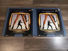 James Bond 007 For Your Eyes Only CED Video Disc 1 And 2 1982 Rodger Moore