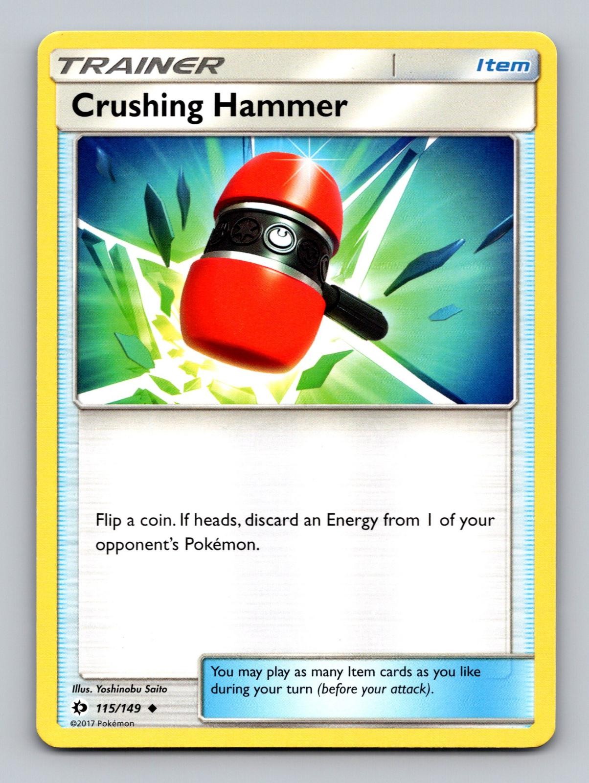 Crushing Hammer 115/149 Uncommon SM Base Set Pokemon Near Mint