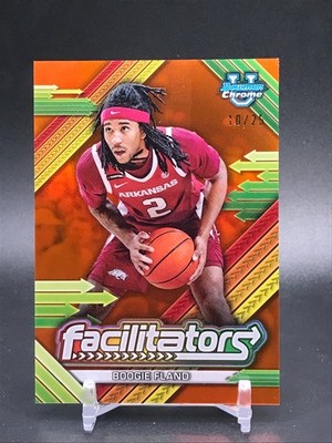 2024-25 Bowman Chrome U Boogie Fland Facilitators Orange /25