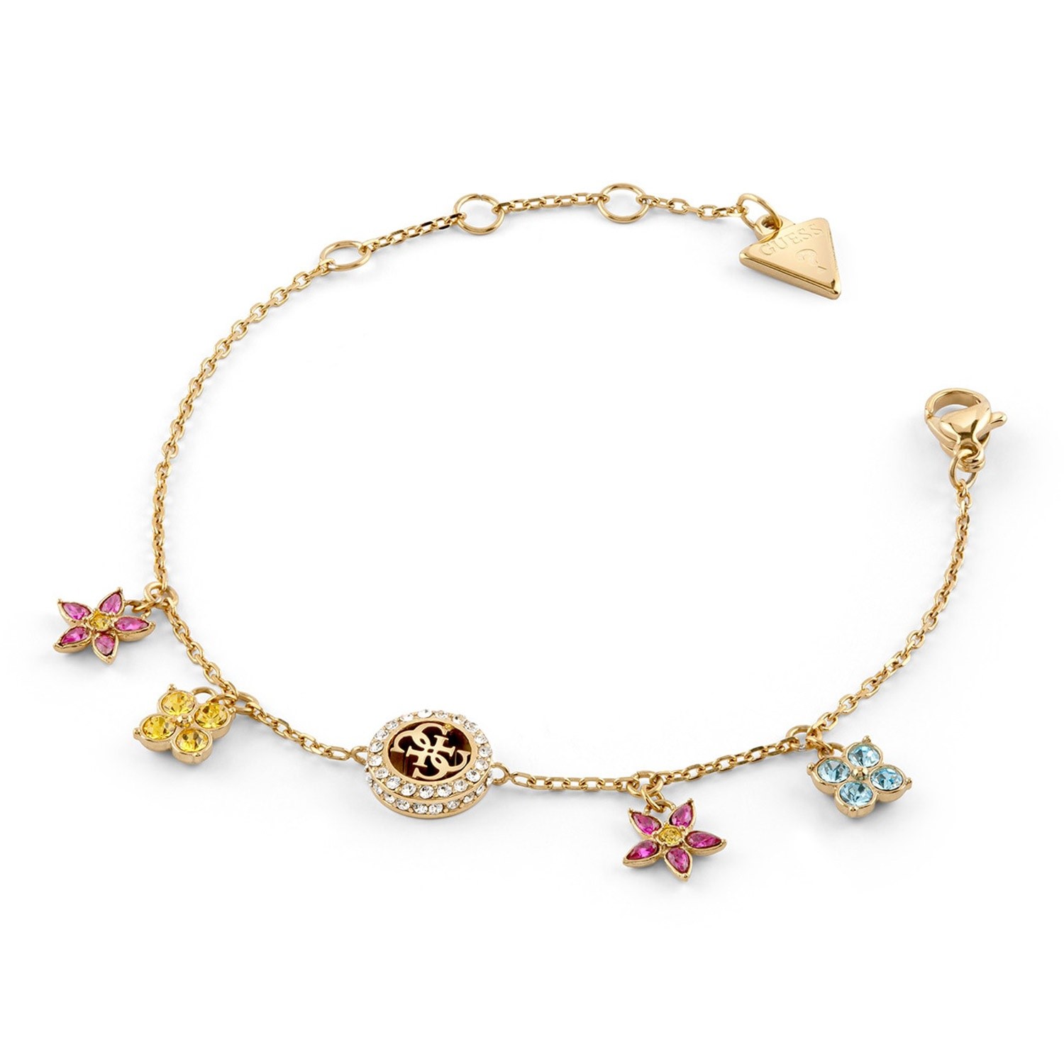 GUESS Schmuck Damen-Armband Blten Charms BuntGoldfarben JUBB06033JWYGMCS 13690₽