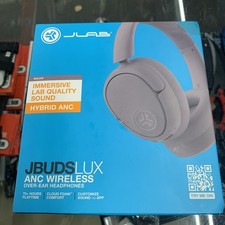 NEW JLab JBuds Lux Active Noise Canceling Over-Ear Bluetooth Wireless Headphones