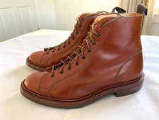 Trickers Ethan Marron Brown Leather Monkey Boots size 9 Trickers