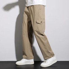 Autumn Winter Men's Cargo Pants Pure Cotton Trousers Men Casual Big Size Work Pa