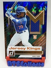 2025 Panini Donruss - Jersey Kings Luisangel Acuna #JK-LA Blue Ice (MEM, RC)