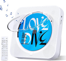 CD Player with Speakers Bluetooth Desktop CD Players for Home Kpop Music CD Play