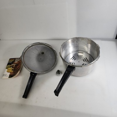 Vintage Presto 4 Quart Pressure Cooker Model A403A 5 Pieces USA