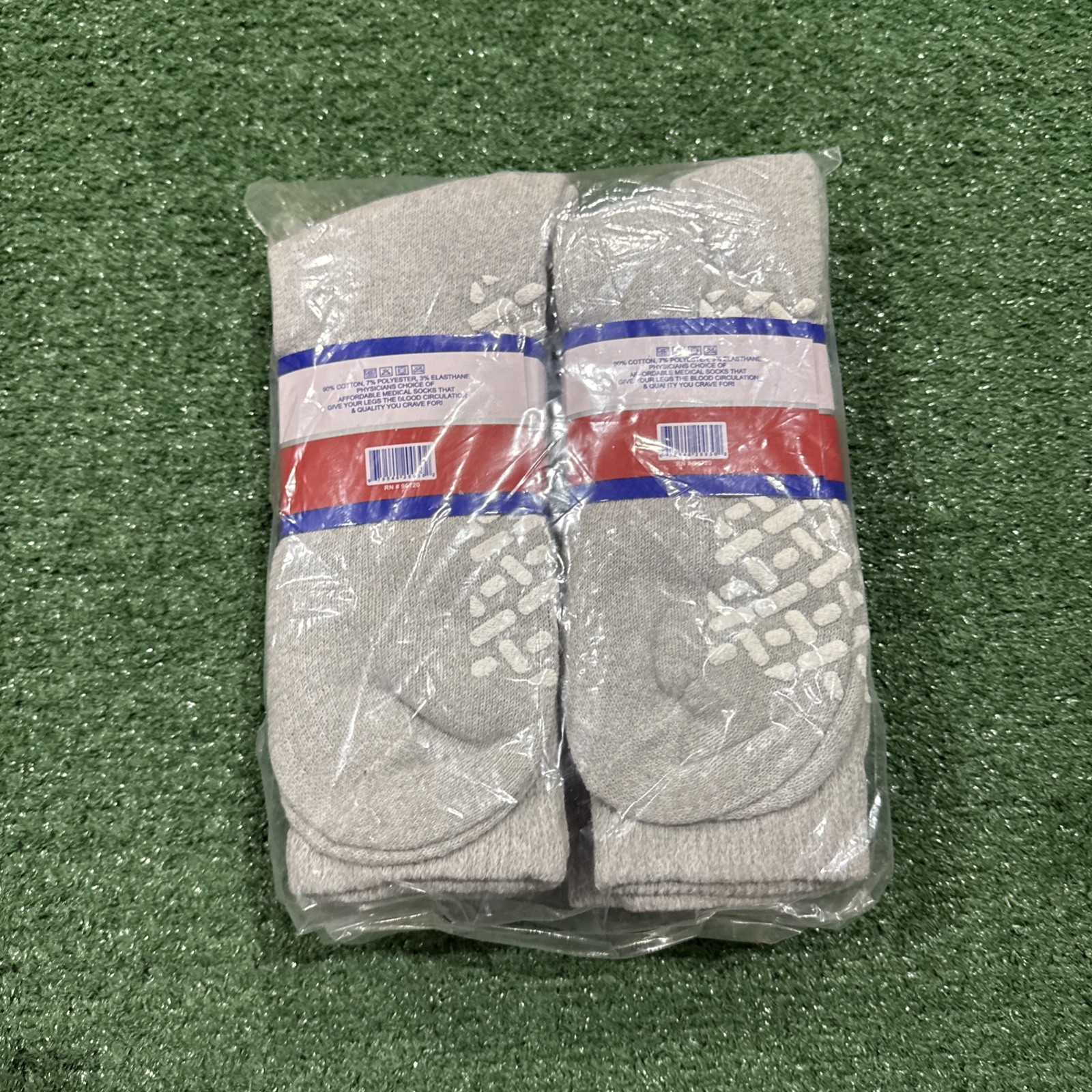 SAOLA Calze Debra Weitzner NON SKID SOLE Diabetic Crew confezione da 6 top larghi taglia 10 13