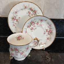 Vintage Paragon Fine Bone China Trio Tea Cup Saucer Plate Victoriana Rose VGC