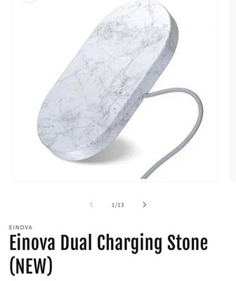 Einova Dual Charging Stone NEW WHITE MARBLE