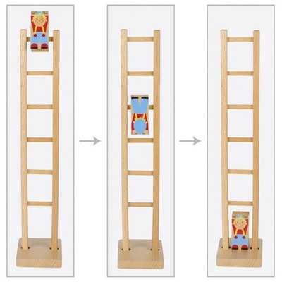Goki Klettermax Climbi auf der Leiter GK807 Holzklettermax